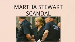 MARTHA STEWART SCANDAL at emaze Presentation