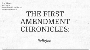 The First Amendment Chronicles Pptx At Emaze Presentation