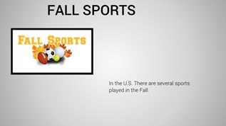 fall sports at emaze Presentation