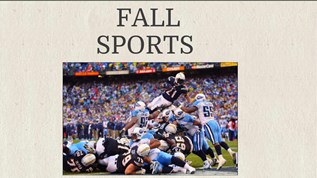 Fall sports at emaze Presentation