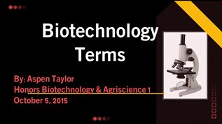 Biotechnology Terms at emaze Presentation