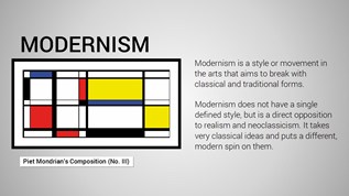 Modernism at emaze Presentation