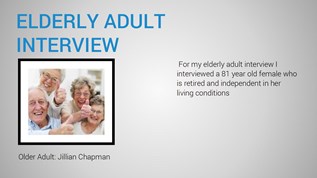 Elderly adult interview at emaze Presentation