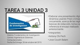 tarea 3 unidad 3 fund. investigacion at emaze Presentation
