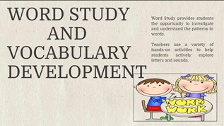 Word Study at emaze Presentation