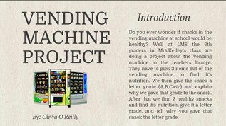 Vending Machine Project at emaze Presentation