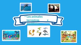 Los animales terrestre y acuáticos at emaze Presentation