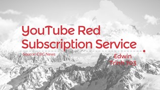 YouTube Red at emaze Presentation