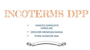 INCOTERMS DPP at emaze Presentation