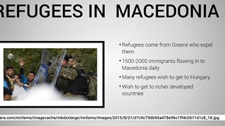 Human movement into Macedonia at emaze Presentation