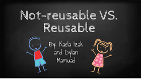 Reusable VS non- reusable at emaze Presentation
