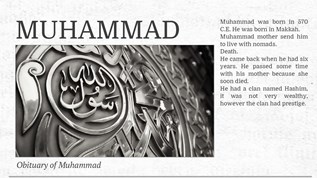 Muhammad biography at emaze Presentation