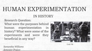 Human Experimentations at emaze Presentation
