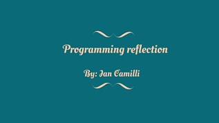 Programming Reflections at emaze Presentation
