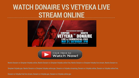 Watch Donaire vs Vetyeka Live Stream Online on emaze
