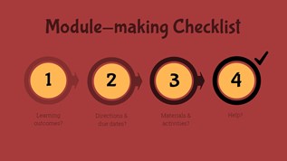 Module-making Checklist at emaze Presentation