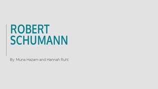Robert Schumann copy1 copy1 at emaze Presentation