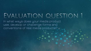 Evaluation question 1 at emaze Presentation
