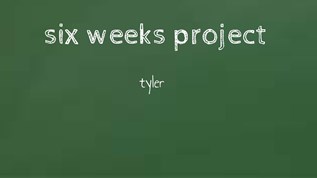 six weeks project at emaze Presentation
