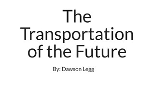 The Transportation of the Future at emaze Presentation