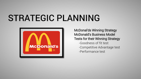 mcdonalds strategic plan