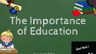 The Importance of Education at emaze Presentation