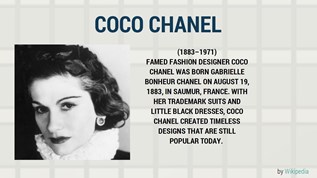 coco chanel at emaze Presentation