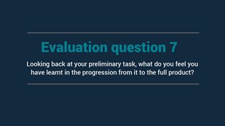 Evaluation question 7 at emaze Presentation