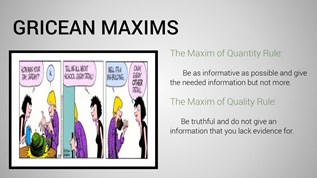 Grice's maxims at emaze Presentation