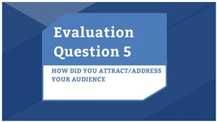 Evaluation Q5 at emaze Presentation