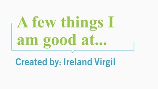 A few things I am good at... at emaze Presentation