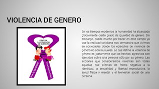 VIOLENCIA DE GENERO At Emaze Presentation