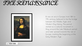 Renaissance at emaze Presentation