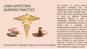 reaction about r a 9173 the philippine nursing act of 2002 Republic act no 9173 october 21, 2002 an act providing for a more responsive nursing profession, repealing for the purpose republic act no 7164, otherwise known as the philippine nursing act of 1991 and for other purposes be it enacted by the senate and the house of representatives of the philippines in congress assembled: article i title. reaction about r a 9173 the philippine nursing act of 2002 Republic act no 9173 october 21, 2002 an act providing for a more responsive nursing profession, repealing for the purpose republic act no 7164, otherwise known as the philippine nursing act of 1991 and for other purposes be it enacted by the senate and the house of representatives of the philippines in congress assembled: article i title.