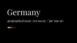 Germany at emaze Presentation