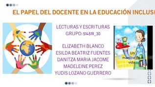 EL PAPEL DEL DOCENTE EN LA EDUCACIÓN INCLUSIVA at emaze Presentation