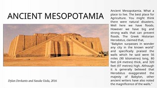 Ancient Mesopotamia at emaze Presentation