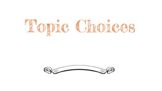 Topic Choices at emaze Presentation
