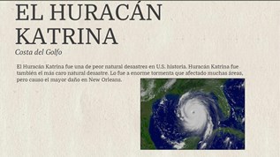 El Huracán Katrina at emaze Presentation