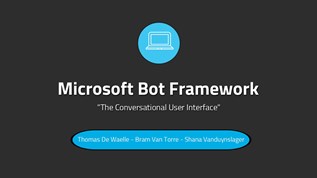 Microsoft Bot Framework at emaze Presentation