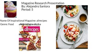 magazine research project at emaze Presentation