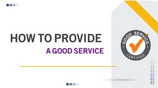 HOW TO PROVIDEA GOOD SERVICE at emaze Presentation
