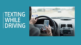 Texting While driving at emaze Presentation