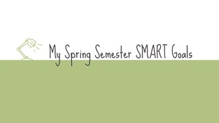 My spring SMART Goals at emaze Presentation