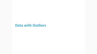 Data with Outliers at emaze Presentation