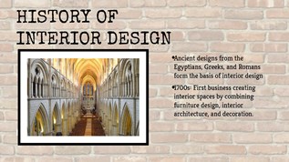 History of Interior Design at emaze Presentation