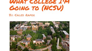 What College I'm Going To at emaze Presentation