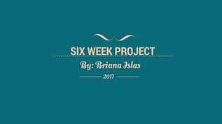 Six Weeks Project at emaze Presentation