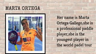 MARTA ORTEGA PADEL at emaze Presentation