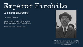 Emperor Hirohito At Emaze Presentation